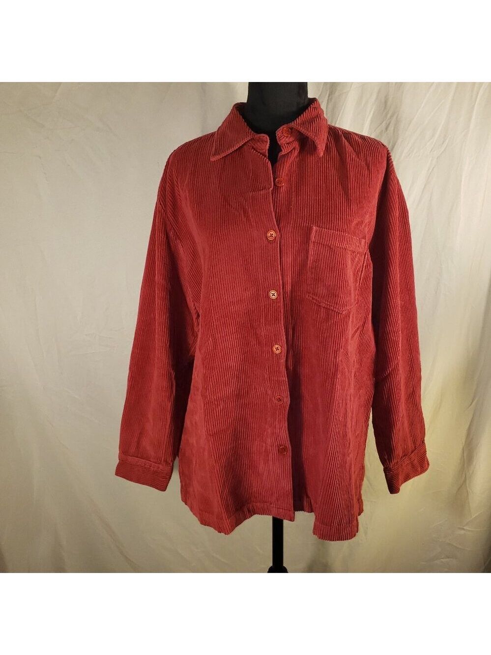 National Red Corduroy Shirt, Size L